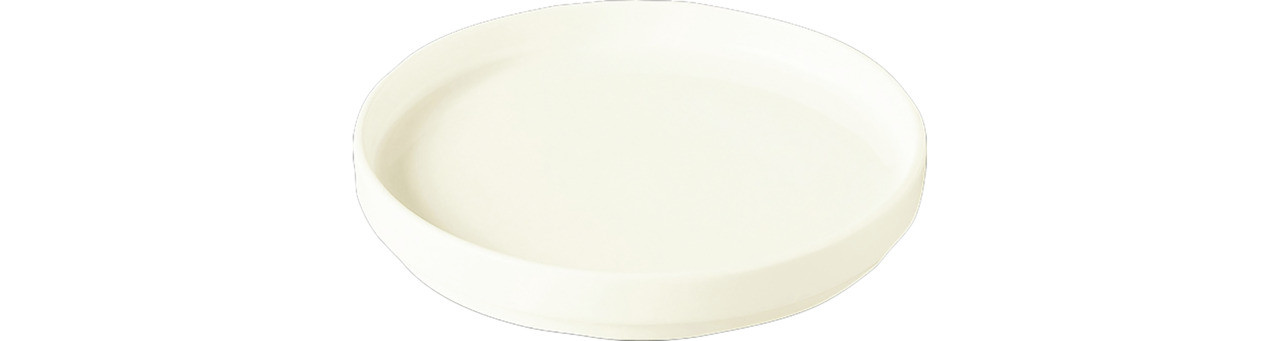 Nordic, Teller flach ohne Rand ø 200 mm creme auch als Deckel für Teller tief NODP20